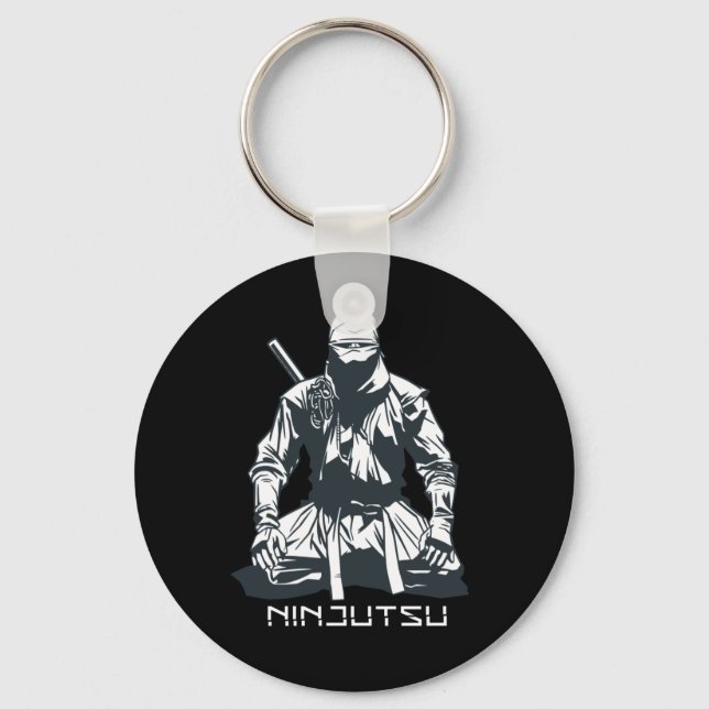 Ninja Japanischer Assassin Schlüsselanhänger (Vorderseite)