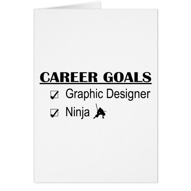 Ninja Karriere-Ziele - Grafikdesigner (Vorne)