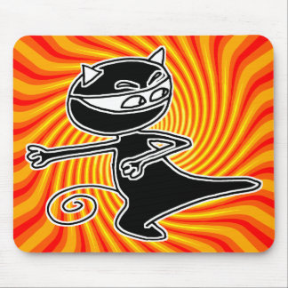 Ninja Katze Firekick Mousepad