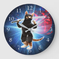 Ninja Katze im Weltraum.