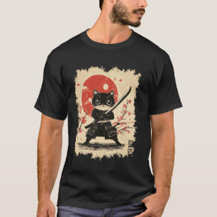 Ninja-Katze (Japanische Kriegerkatze) T-Shirt