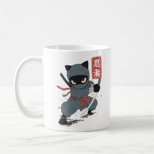 Ninja-Katze Kaffeetasse