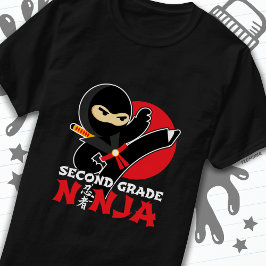 Ninja-Kick-Erster Tag in die Schule T-Shirt