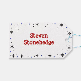 Ninja-Kindergeburtstag Geschenkanhänger