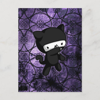 Ninja Kitty Postkarte