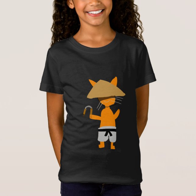 Ninja kitty T-Shirt (Vorderseite)