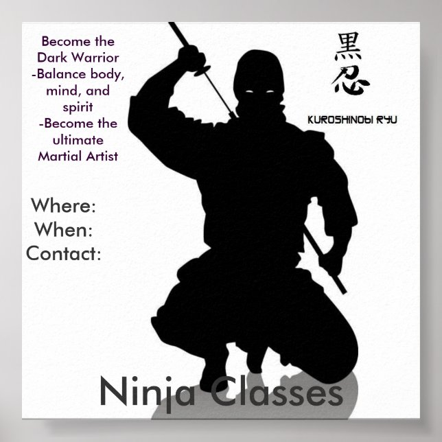 Ninja Klassen, wo: Whe.. Poster (Vorne)