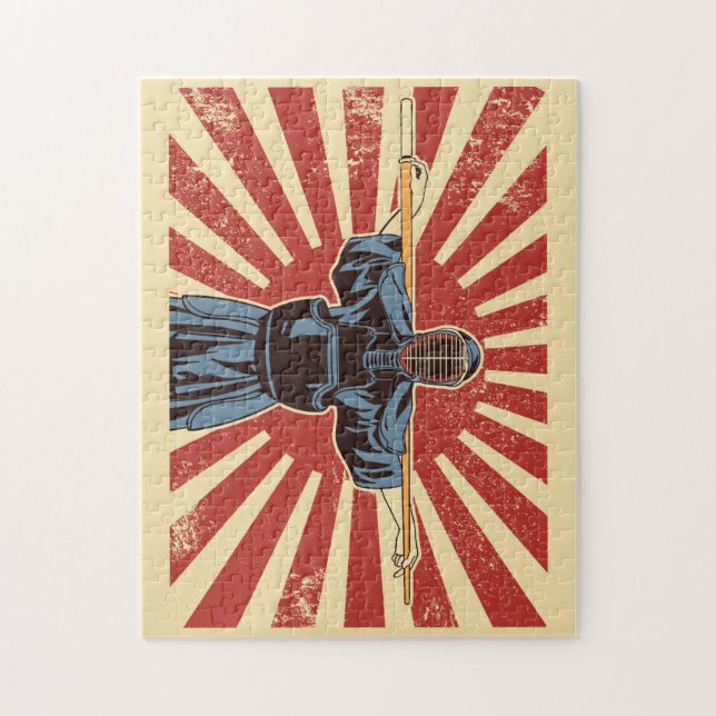 Ninja-Krieger Puzzle (Vertikal)