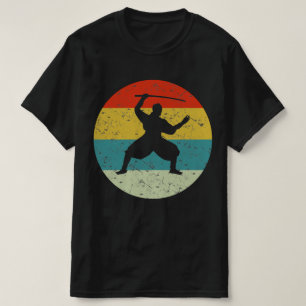 Ninja Krieger Retro Vintag T-Shirt