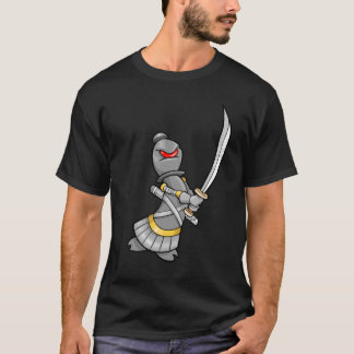 Ninja Krieger-SchachBishop T-Shirt
