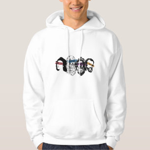 Ninja-Künstler-Renaissance-Zeichnung Michelangelo Hoodie