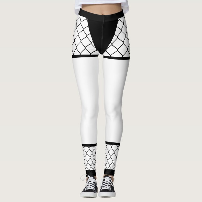 Ninja Leggings — Fischnet Mesh Halb-Ameisen (Vorderseite)