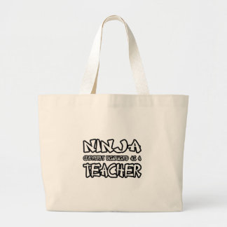 Ninja... Lehrerin Jumbo Stoffbeutel