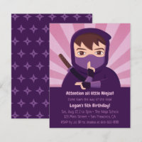 Ninja Lernen Ninjutsu Kindergeburtstag Party