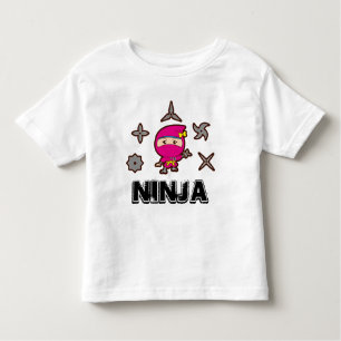 Ninja Mädchen Kleinkind T-shirt