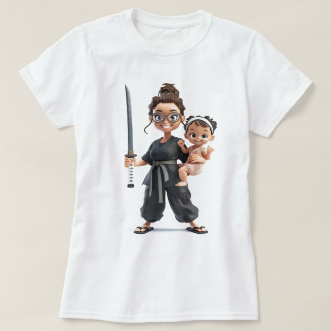 Ninja Mama T-Shirt (Design vorne)