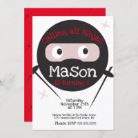 Ninja Martial Arts Karate Boys zum Geburtstag