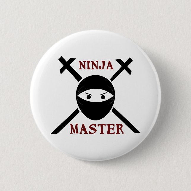 Ninja Master Button (Vorderseite)