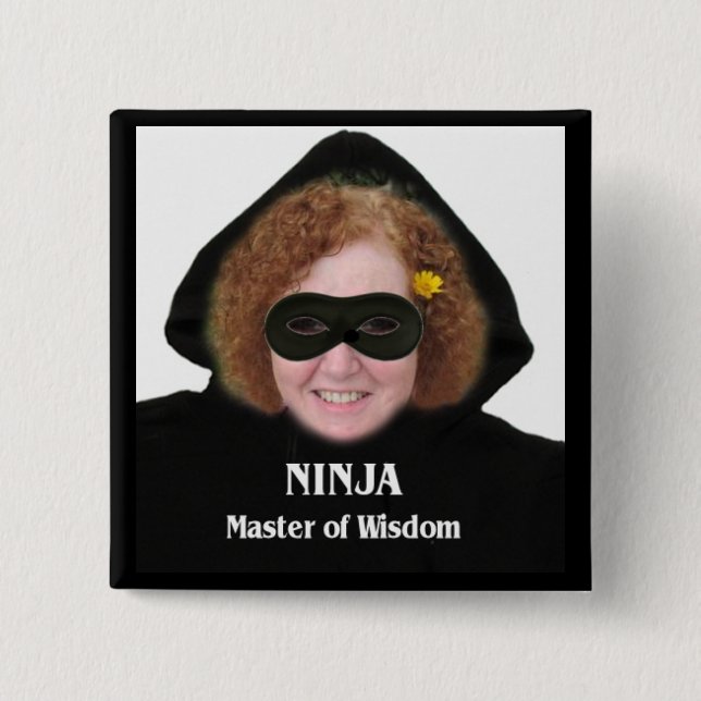 Ninja: Meister der Weisheit Button (Vorderseite)