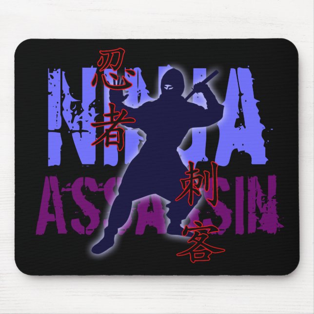 Ninja Meuchelmörder Mousepad (Vorne)