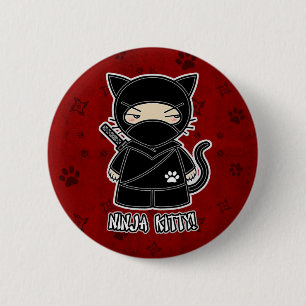 Ninja Miezekatze! Im roten Knopf Button