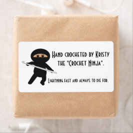 Ninja mit Crochet Hook Labels