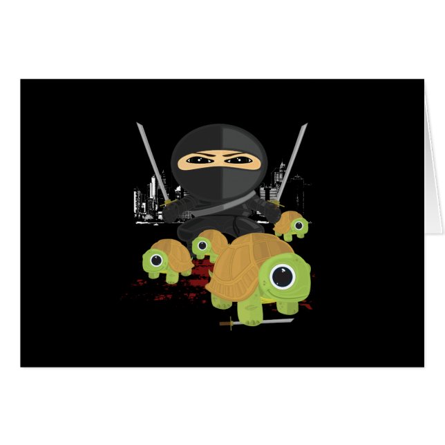 Ninja mit Schildkröten (Vorderseite (Horizontal))
