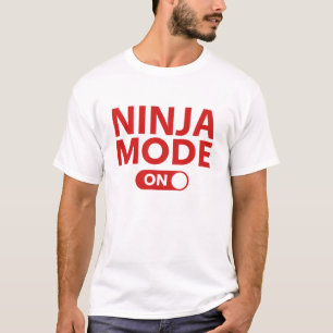 Ninja-Modus Ein T-Shirt