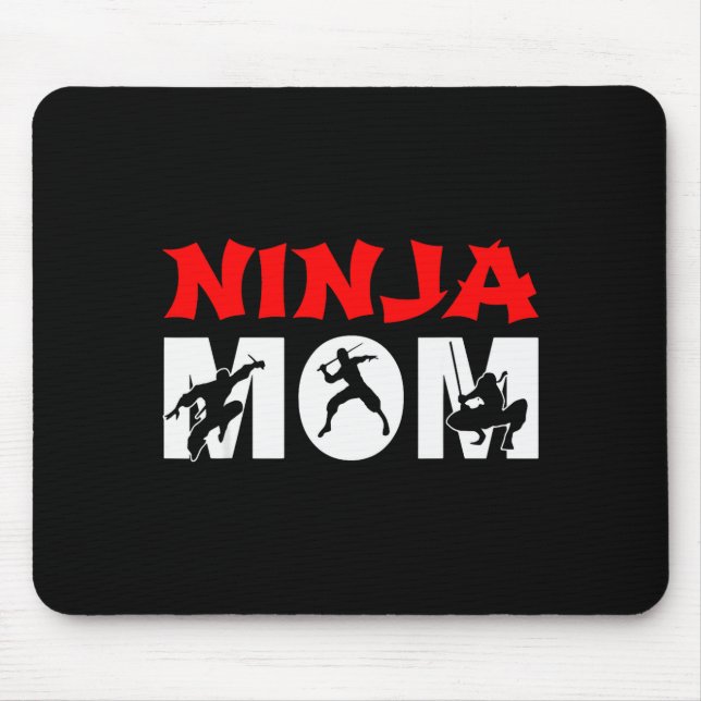 Ninja Mom Funny Ninja Mom For Women  Mousepad (Vorne)