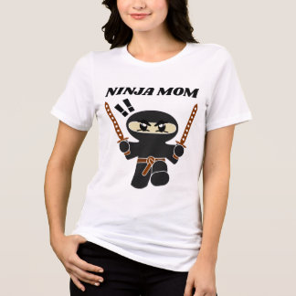 NINJA MOM Muttertags-T-Shirt Tri-Blend Shirt