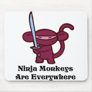 ninja-monkeysareeverywherer mousepad