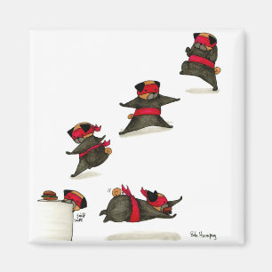 Ninja Mops-Imbiss-Angriff! Magnet