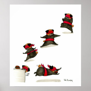 Ninja Mops Snack Attack! Poster