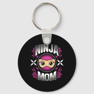 Ninja-Mutter Ninjas Mama Muttertag Mummy Kampfspor Schlüsselanhänger