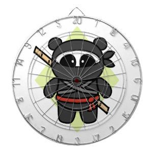 Ninja Panda von Amanda Roos Dartscheibe
