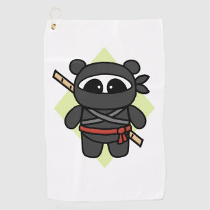 Ninja Panda von Amanda Roos Golfhandtuch