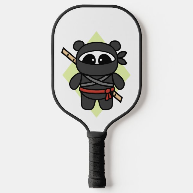 Ninja Panda von Amanda Roos Pickleball Schläger (Vorderseite)
