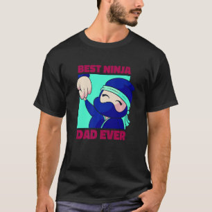 Ninja Papa je Kind Katana Schwerter Premium T-Shirt