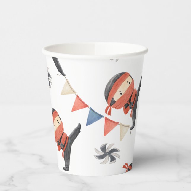 Ninja Party Paper Cups | Ninja Party Cups Pappbecher (Links)