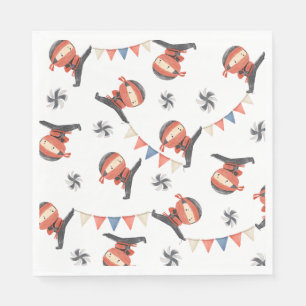 Ninja Party Paper Napkins Serviette