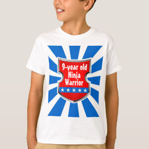 Ninja Patriotic Warrior Boys Kindergeburtstag Part T-Shirt