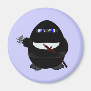 Ninja Penguin Magnet