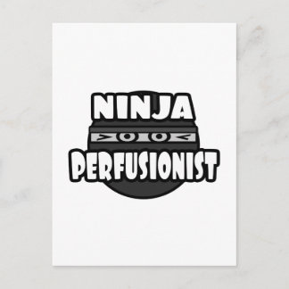 Ninja Perfusionist Postkarte