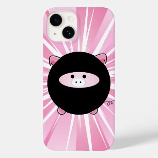 Ninja Pig auf Rosa Case-Mate iPhone 14 Hülle
