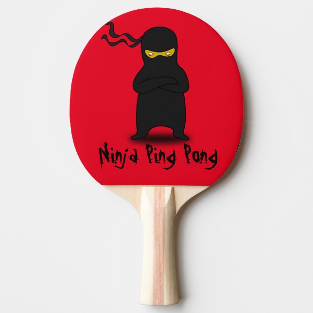 Ninja Ping Pong Paddle Tischtennis Schläger (Vorderseite)