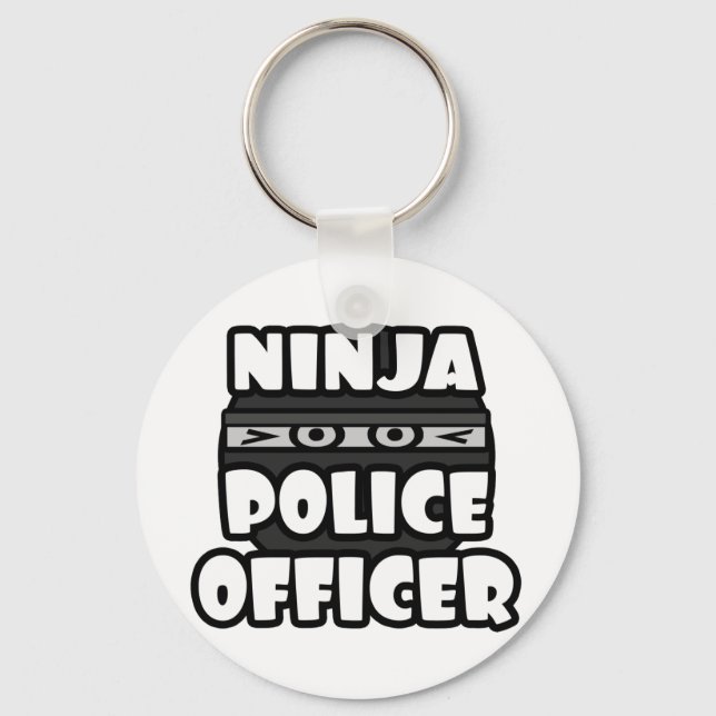 Ninja Police Officer Schlüsselanhänger (Vorderseite)