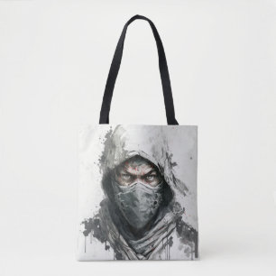 Ninja Portrait Warrior Malerei Historisches Abente
