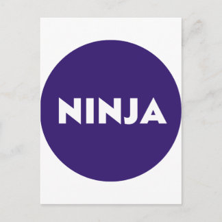 Ninja Postkarte