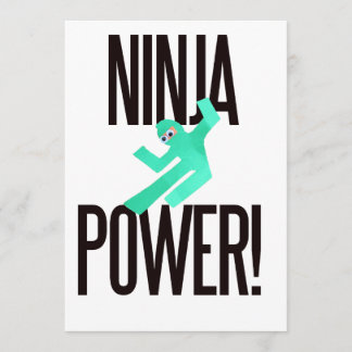 Ninja Power Einladung