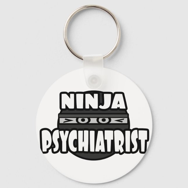 Ninja Psychiatrist Schlüsselanhänger (Vorderseite)